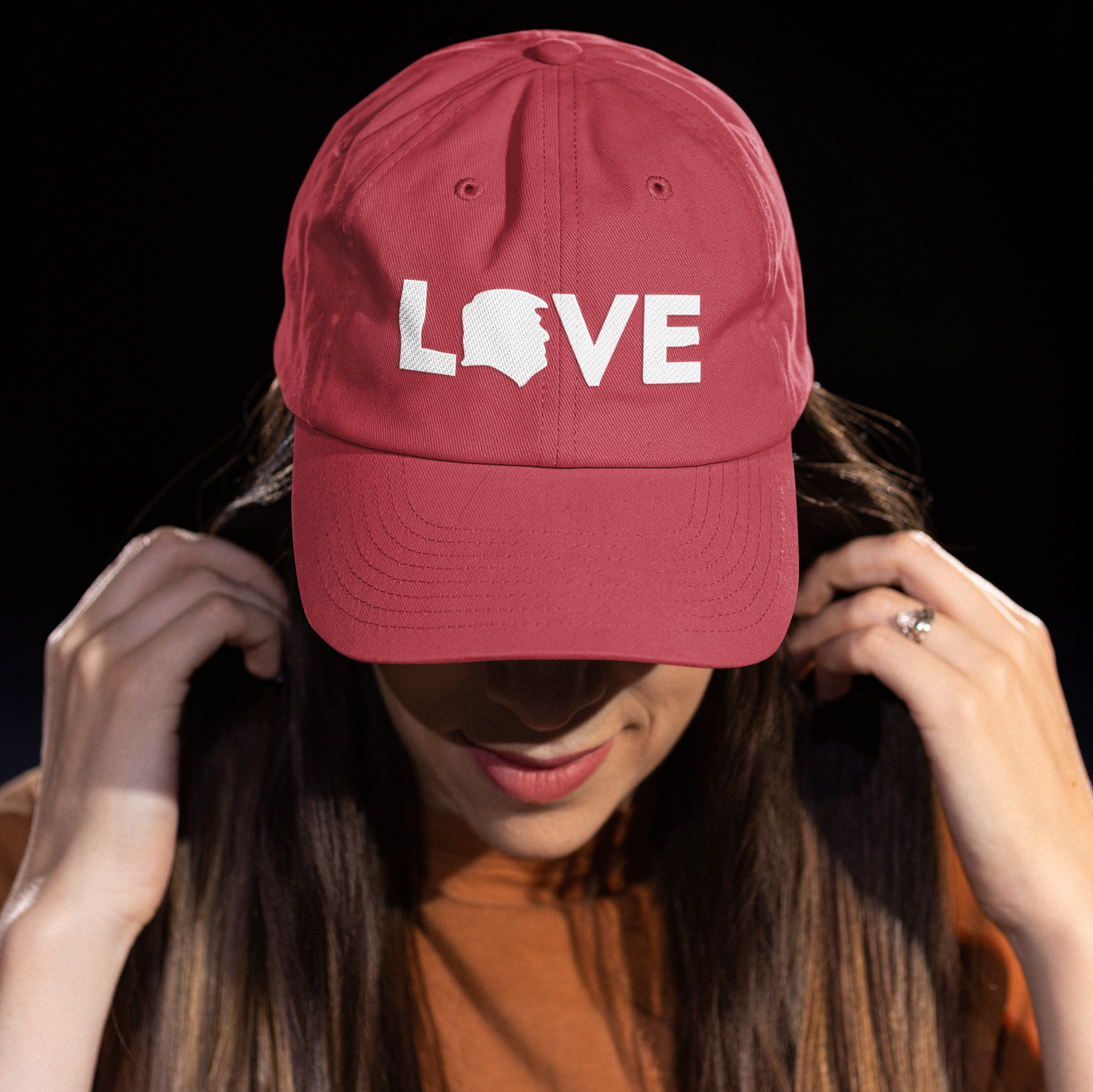 Trump LOVE Adult Low-Profile Cotton Cap